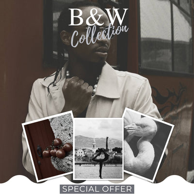 Ultimate B&W Collection: 30 Desktop & 15 Mobile Lightroom Presets for Every Photo Genre
