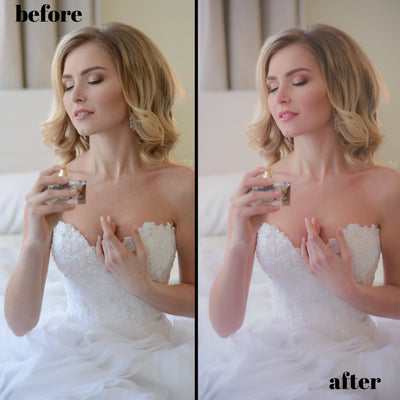 Wedding Day Artistic Collection: 28 Premium Lightroom Presets - Cross-Platform Editing Solution