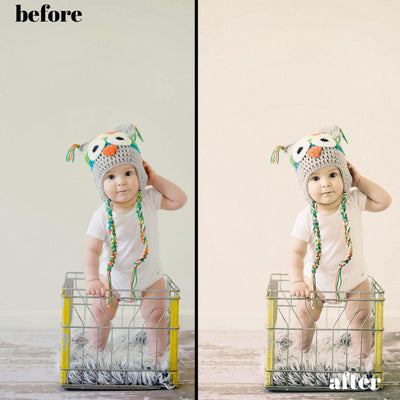 Newborn Perfection: 30 Desktop & 15 Mobile Lightroom Presets for Delicate Edits