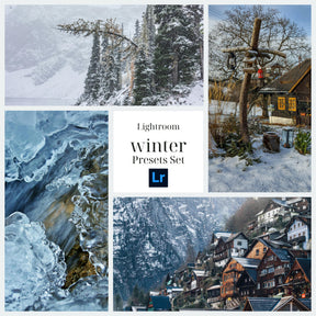 Winter Wonderland Presets: 30 Desktop; 15 Mobile Lightroom Filters for Crisp, Cool Tones