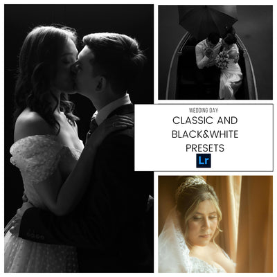 Timeless Weddings: 25 Desktop + 14 Mobile Classic & B&W Lightroom Presets