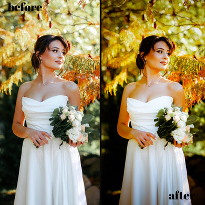 Wedding Seasons Preset Pack: Elevate Your Wedding Photography with 28 Lightroom Presets for Spring & Fall Magic
