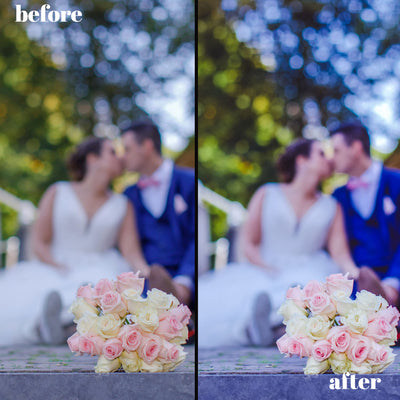 Wedding Day Mini Bundle: 45 Essential Desktop + 15 Mobile Lightroom Presets for Every Wedding Style
